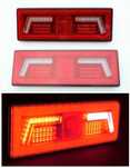 1 бр. ЛЕД LED задни стопове НЕОН светлини 12-24V за камион бус Тир