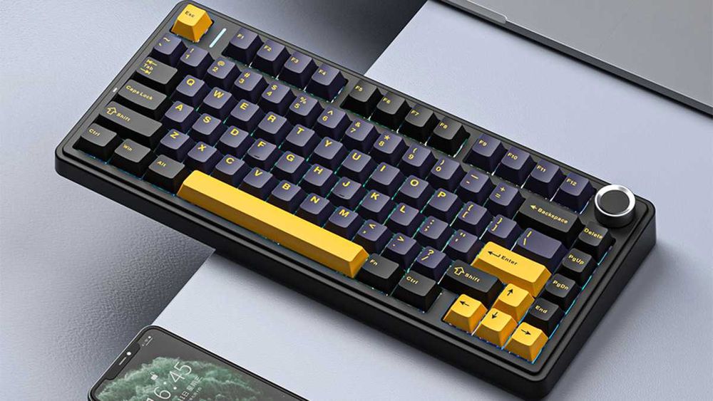 AULA F75 Клавиатура  механическая RUS/ENG  Оригинал 3 вида подключения