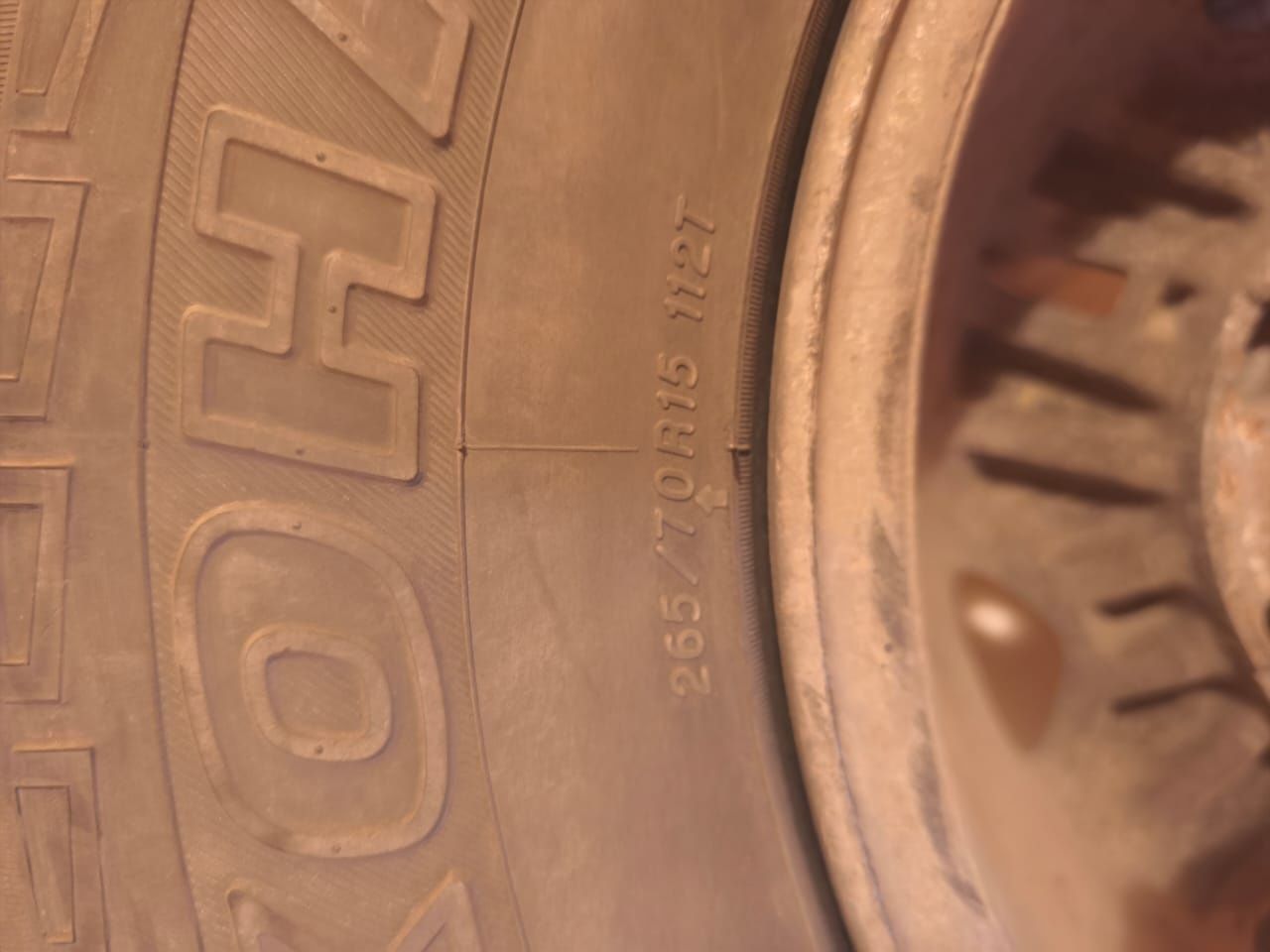 Шины с дисками, 4 шт, 265/70 R15 112Т Yokahama A/