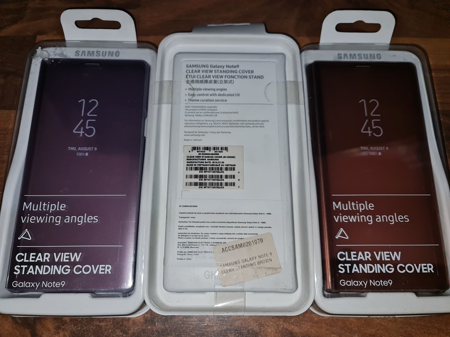 Husa flip smart activa originala Samsung Clear View Cover Note 9 N960