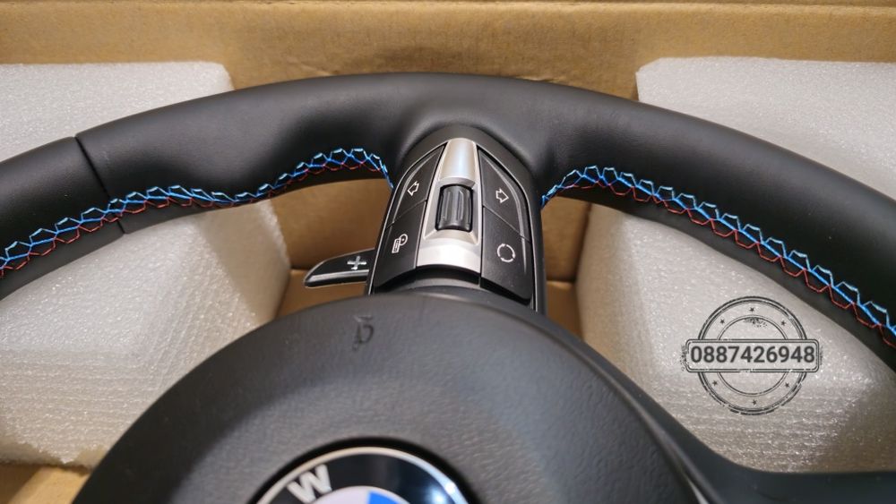Нов Bmw M sport волан + подарък/ Е90 Е91 Е92  Е83 Е84 Х5 Е70 Е71 Е89