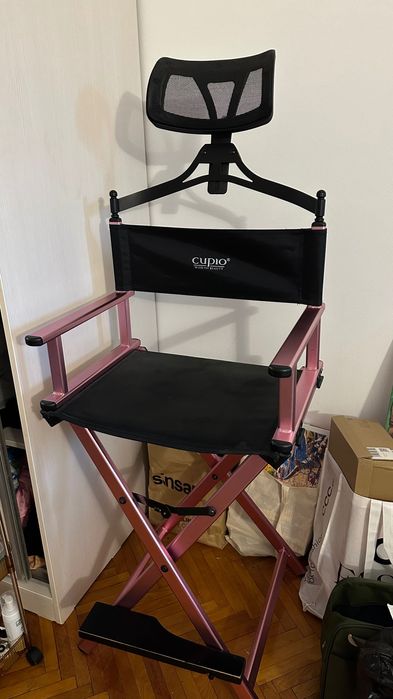 Scaun Makeup Artist cu Tetieră Reglabilă