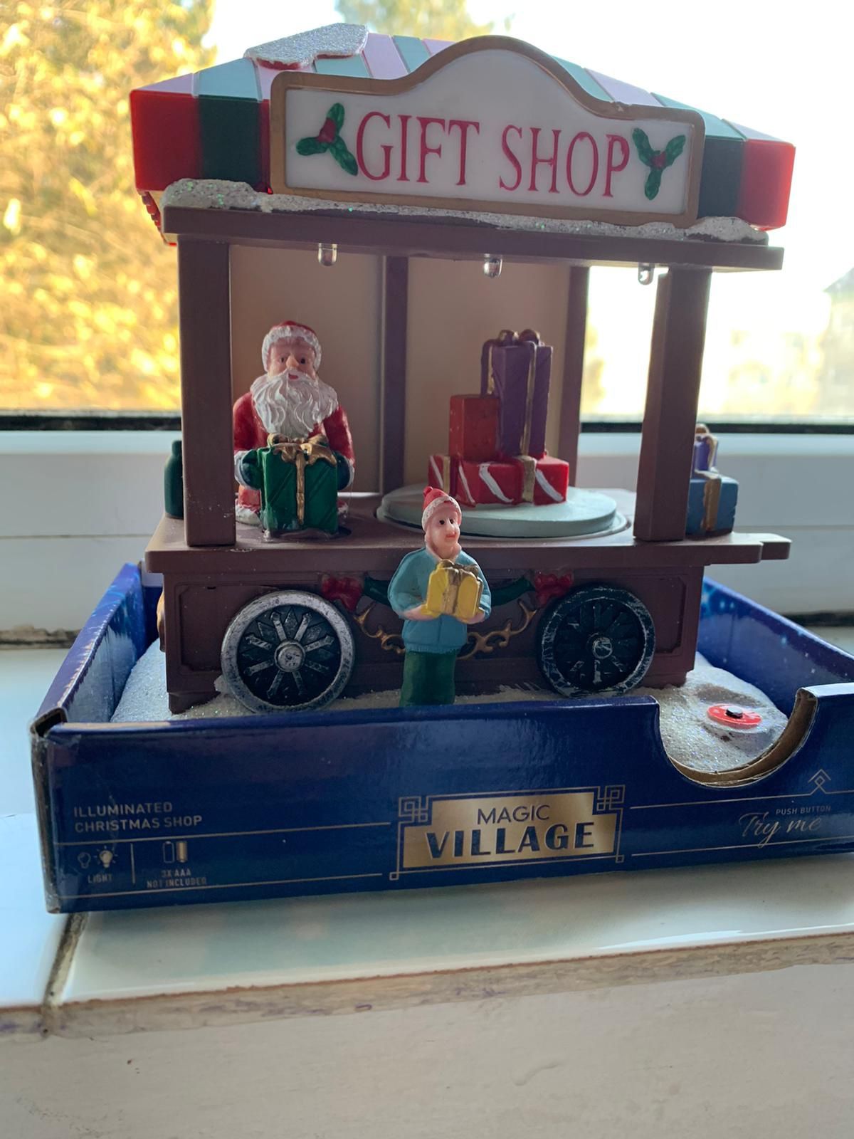 Magic Village Mos Craciun Santa Gift Shop jucarie muzicala Olanda