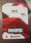 SSD 500Gb NVMe, PCI-Express 4, Kingston, Nou
