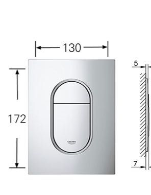 GROHE Бутон за структура arena cosmopolitan s Нова цена!! 100лв