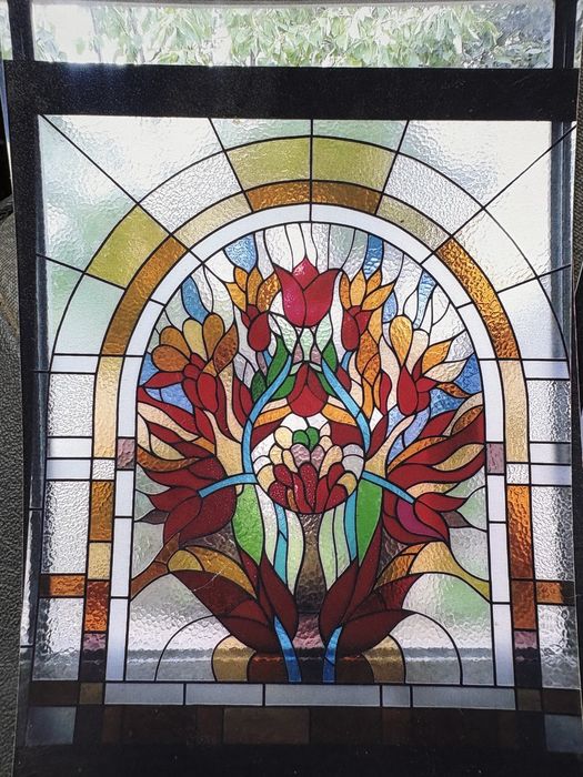 Художествени пана от витраж, мозайка  и др класически техники.