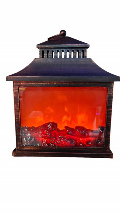 Декоративна камина с реалистичен горящ огън – уют и стил за вашия дом