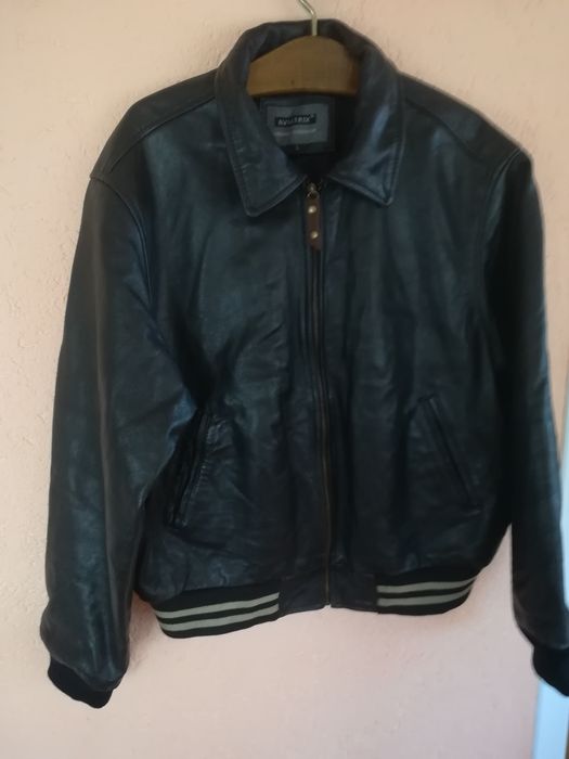 Geaca piele bărbați Aviatrix L
