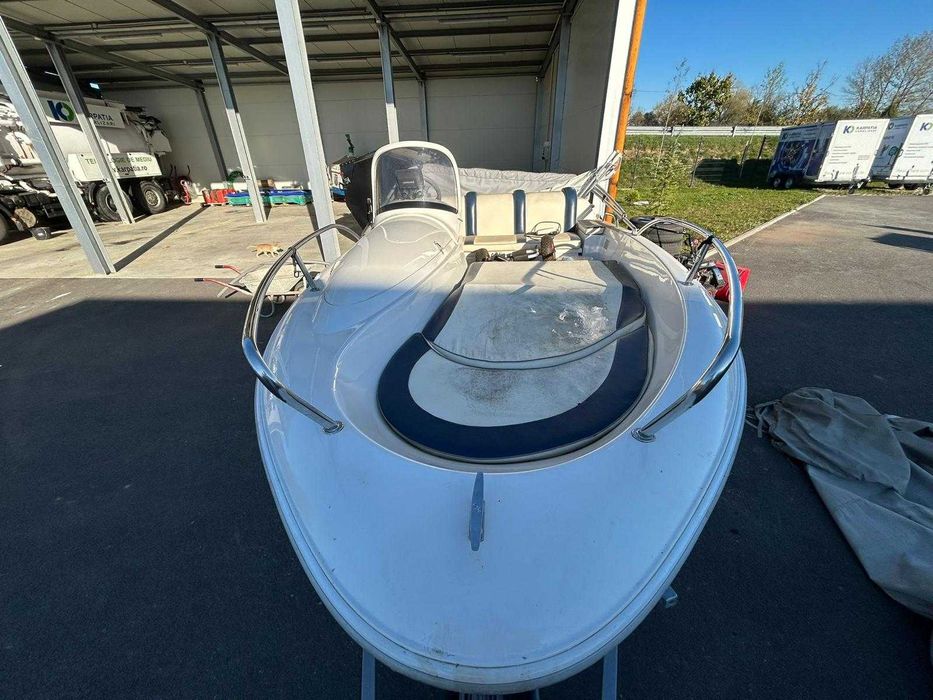 Șalupă Quicksilver Commander 425 + barcă gonflabilă Talamex