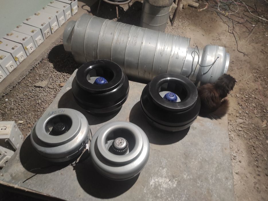 Вентилятор канальный, вентиляция