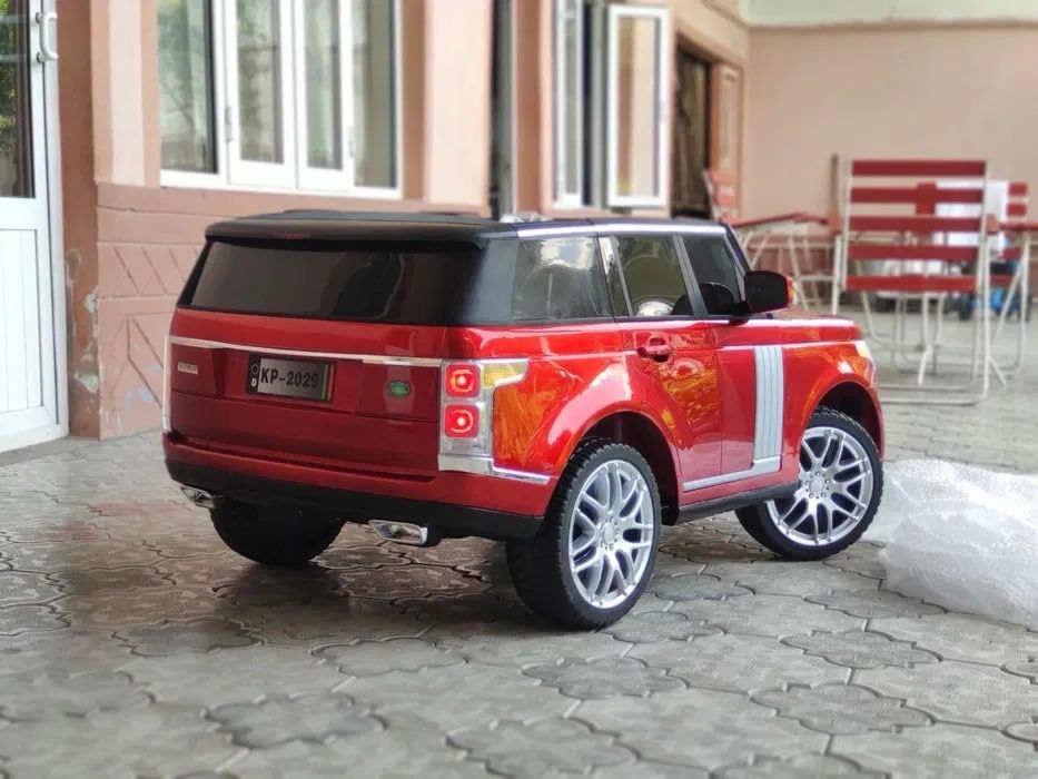 Большая Двухместная детская машина Range Rover электромобиль 4x4