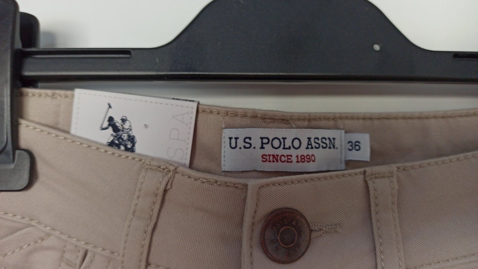 Нови US Polo, дамски, дънки с висока талия и широк крачол, р-р 36/S