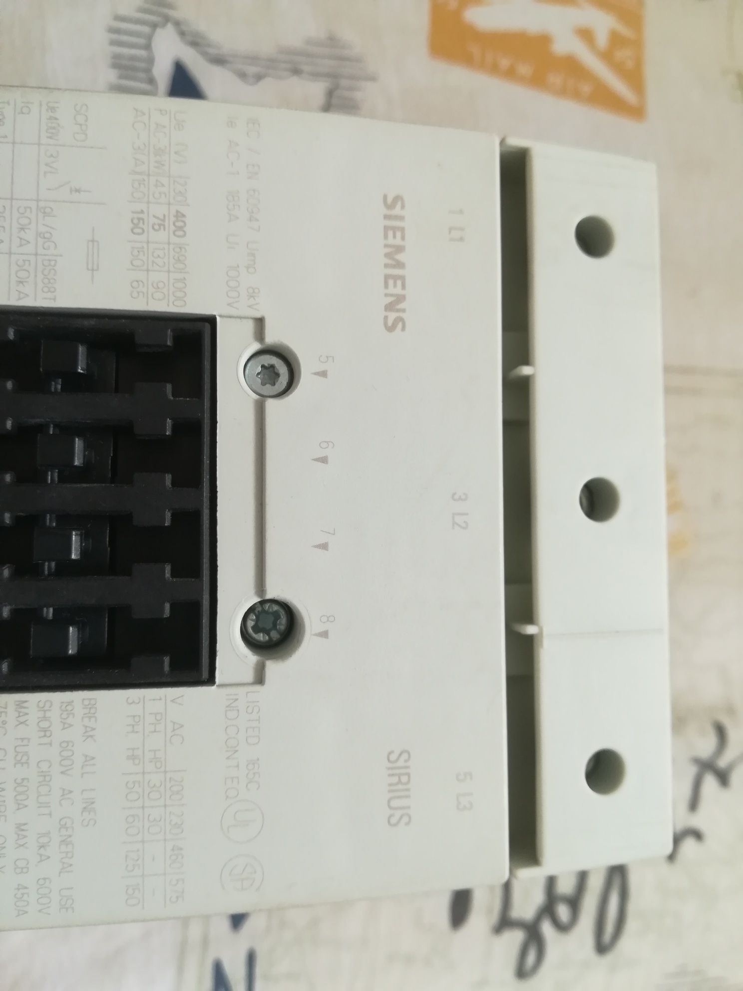 Контактори Siemens Sirius 150A 3RT1055-3RT1054 НОВИ