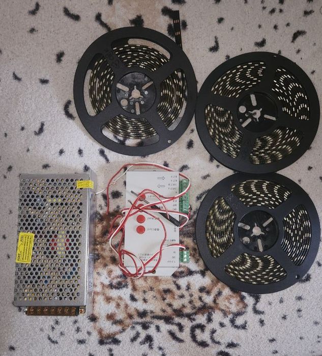 Срочно продам новый комплект адресной светодиодной ленты с блоком