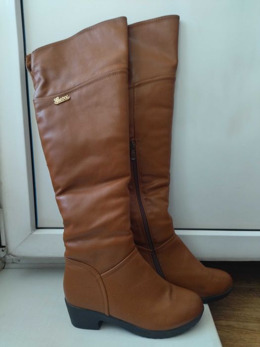 Сапоги-ботфорты размер 35-36