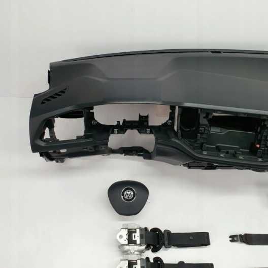 VW T-Roc kit airbag / plansa de bord / set centuri de siguranta