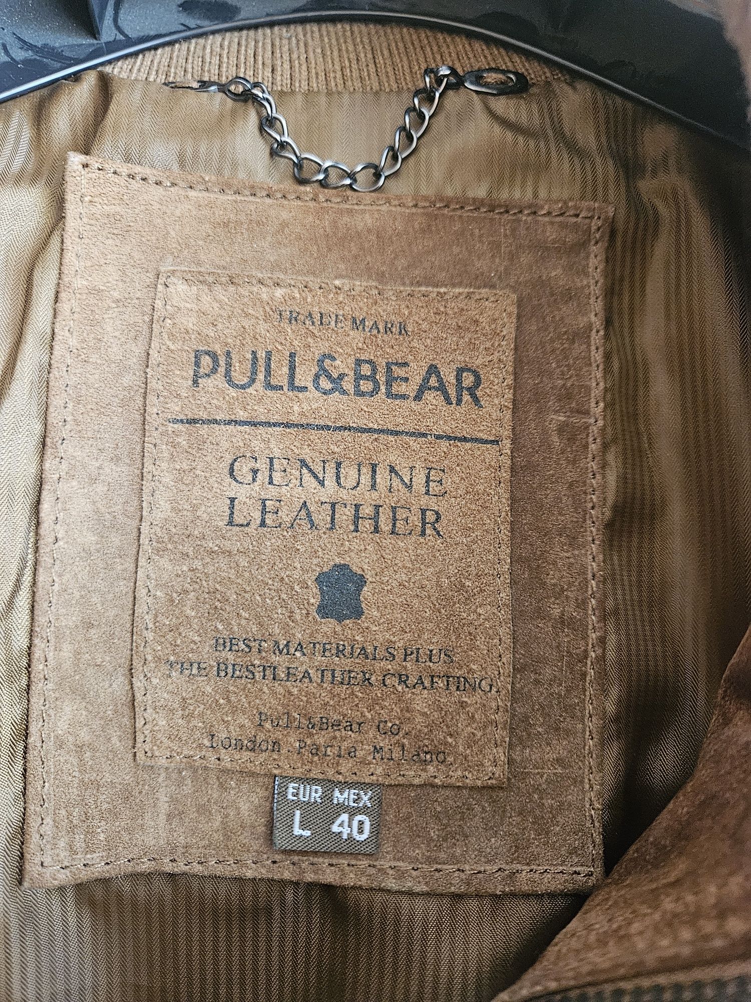 Geaca piele intoarsa Pull Bear