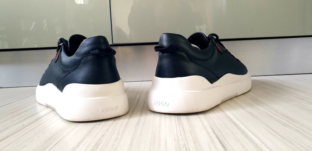 Hugo Boss HUGO Leather 42/26 .5 - 27 см ОРИГИНАЛ Мъжки кец от ест кожа