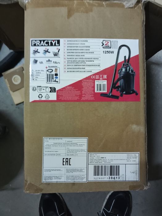 Пылесос строительный Practyl VO1215PF,1250 Вт, 15 л
Страна
VO1215PF