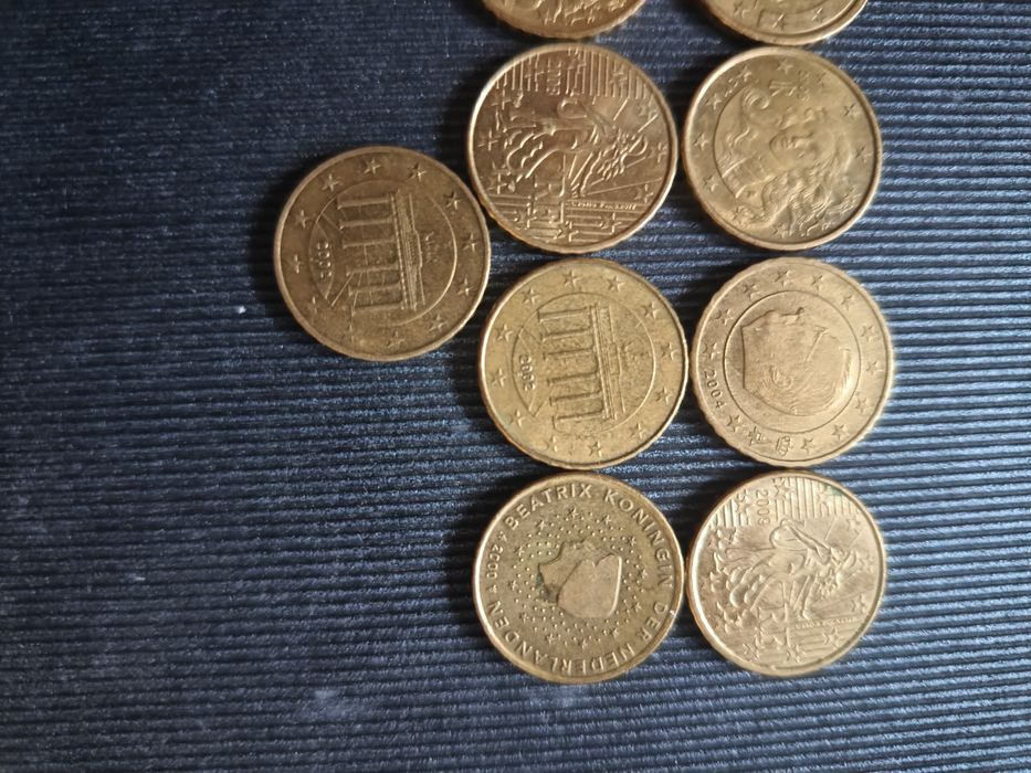 Стари монети Евро и евро центове