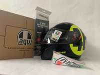 Casca moto full face MS, L K-3 SV AGV TOP PLK BOLLO 46 BLACK YELLOW