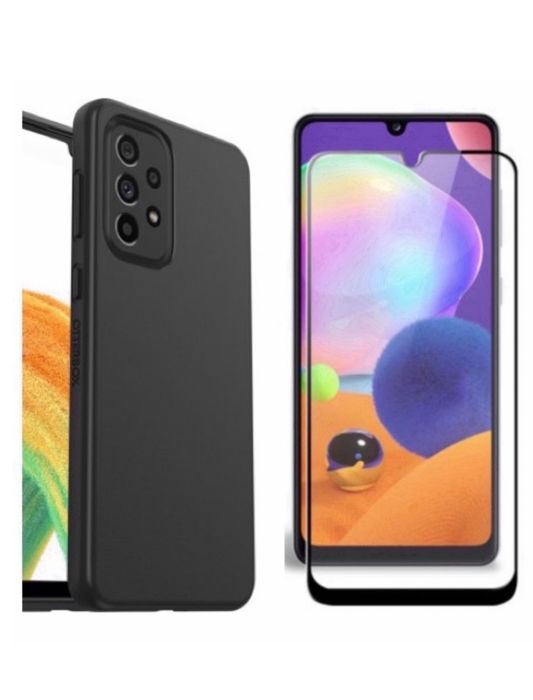 Samsung A24/A15/A14/A13/A12/A16/A17 Husa Sil Premium + Folie Sticla 9D