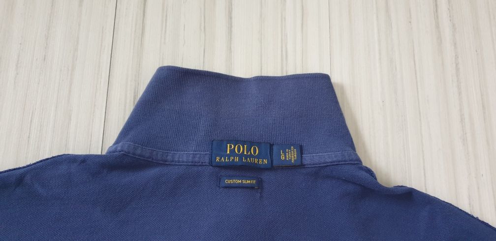 POLO Ralph Lauren Pique Cotton Custom Slim Fit L ОРИГИНАЛ! Мъж Тениска