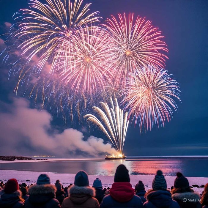 Салют, фейерверк