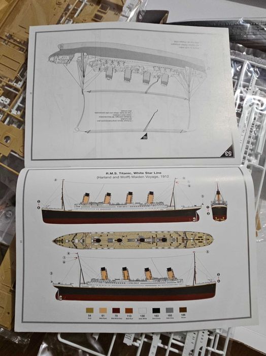 Titanic модел за сглобяване на Airfix мащаб 1:400