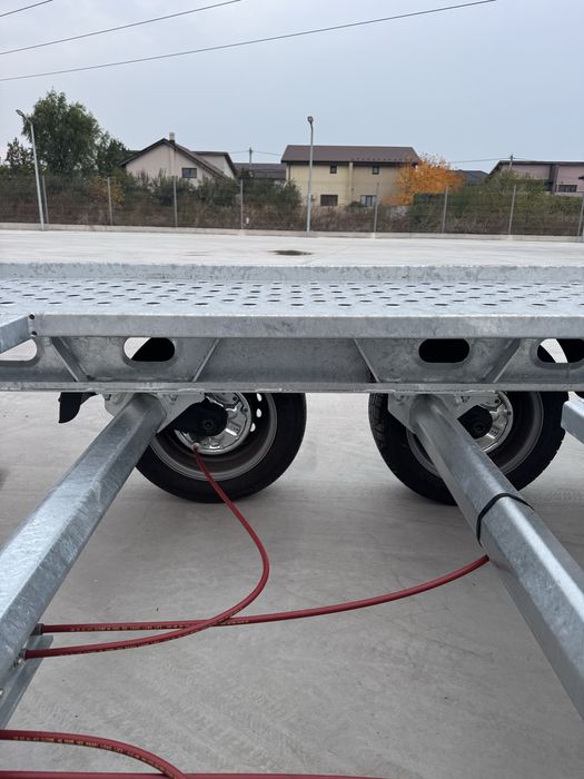 Remorca 4,5 metri platforma auto,2700 kg,noua-fabricatie 2025. 0 km