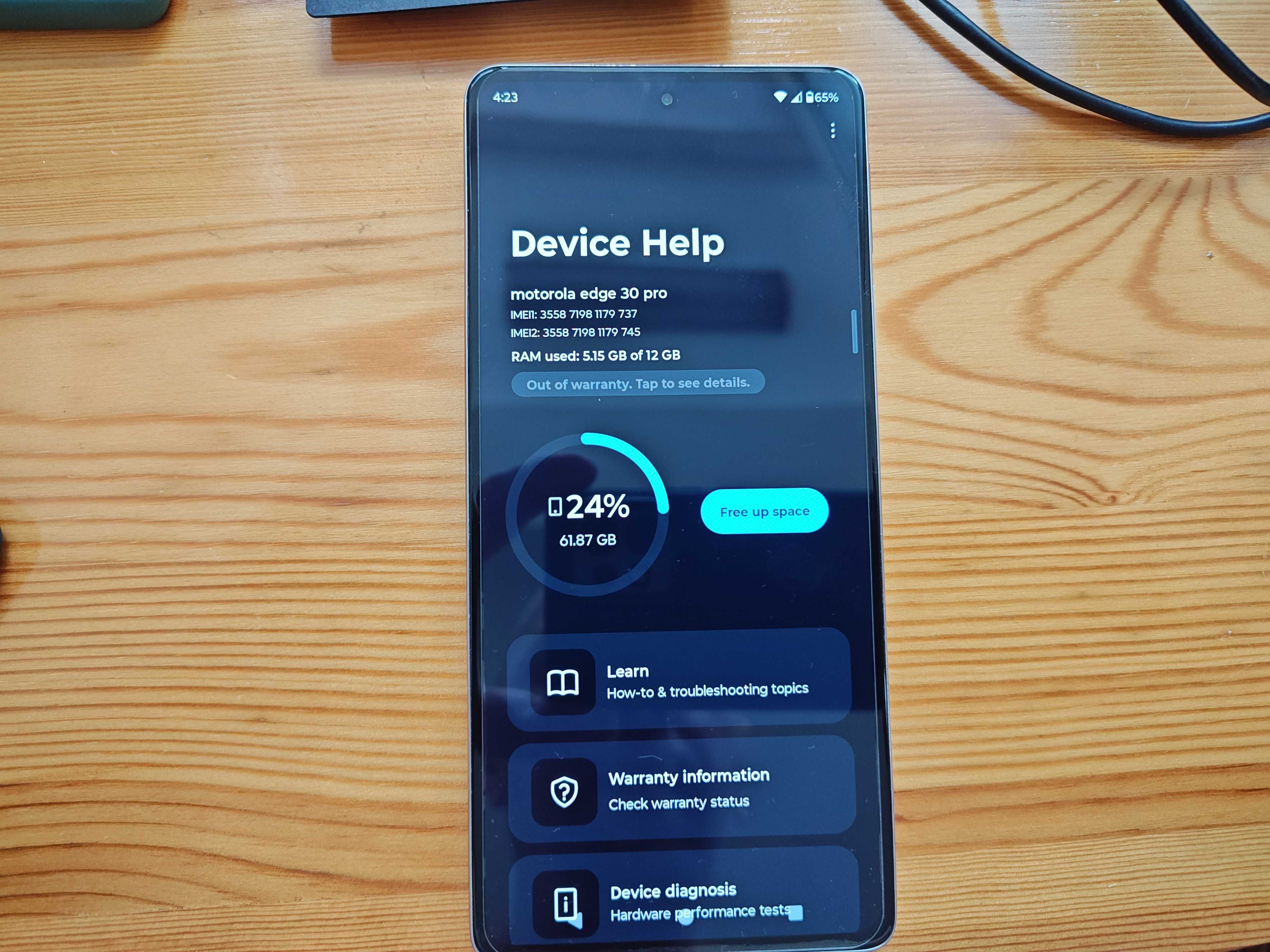 Motorola Edge 30 Pro | Snapdragon 8 Gen 1 | 256 GB ROM | 12+12 GB RAM