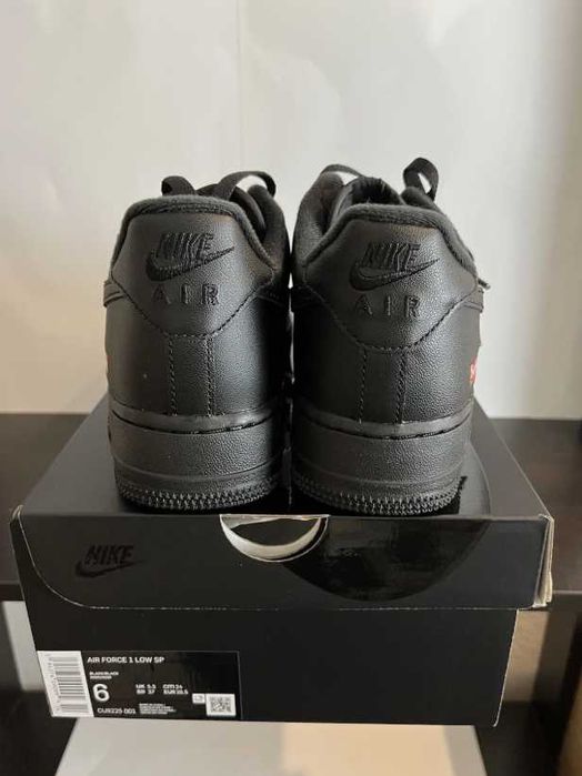 Nike Air Force 1 Low Supreme Black R.42