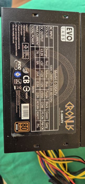 Sursa alimentare 500w 80+ Bronze