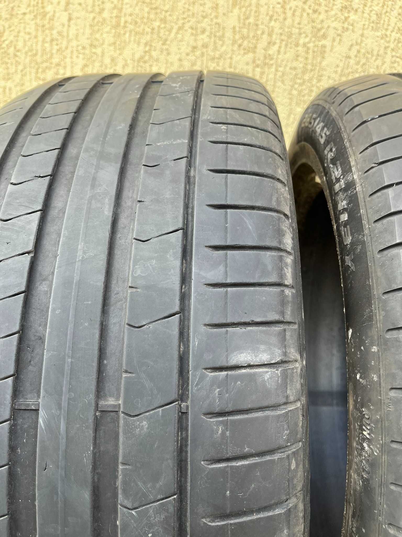 2 бр. летни гуми 285/45/21 Pirelli RSC  DOT 3820 4,5 mm