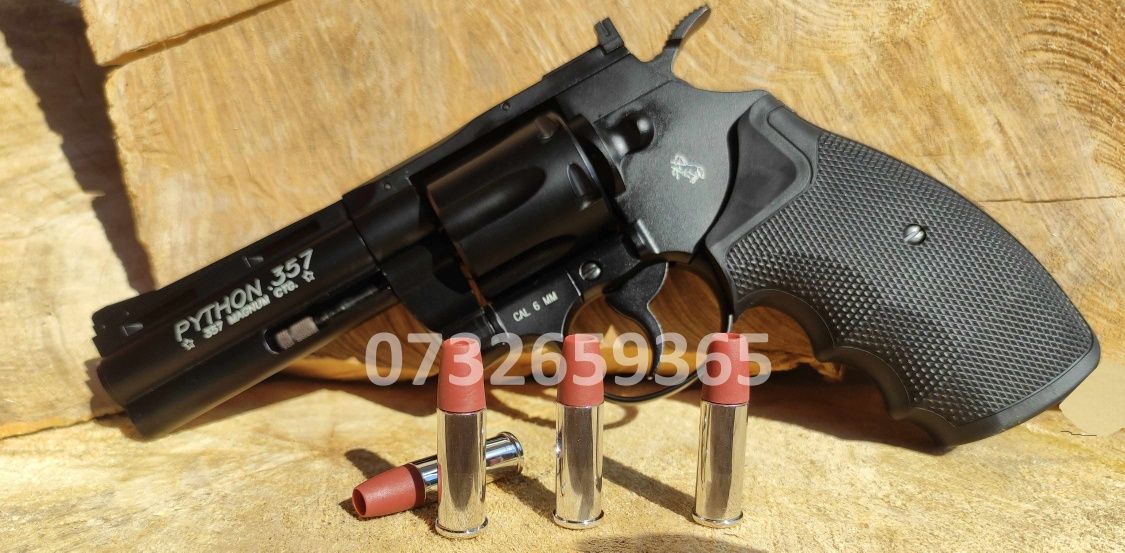 Revolver Airsoft 4 inches FullMetal propulsie CO2 , puiternic