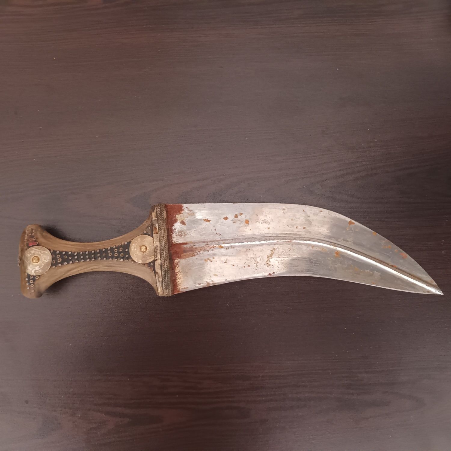 Антика голяма арабска кама - каракулак меч сабя