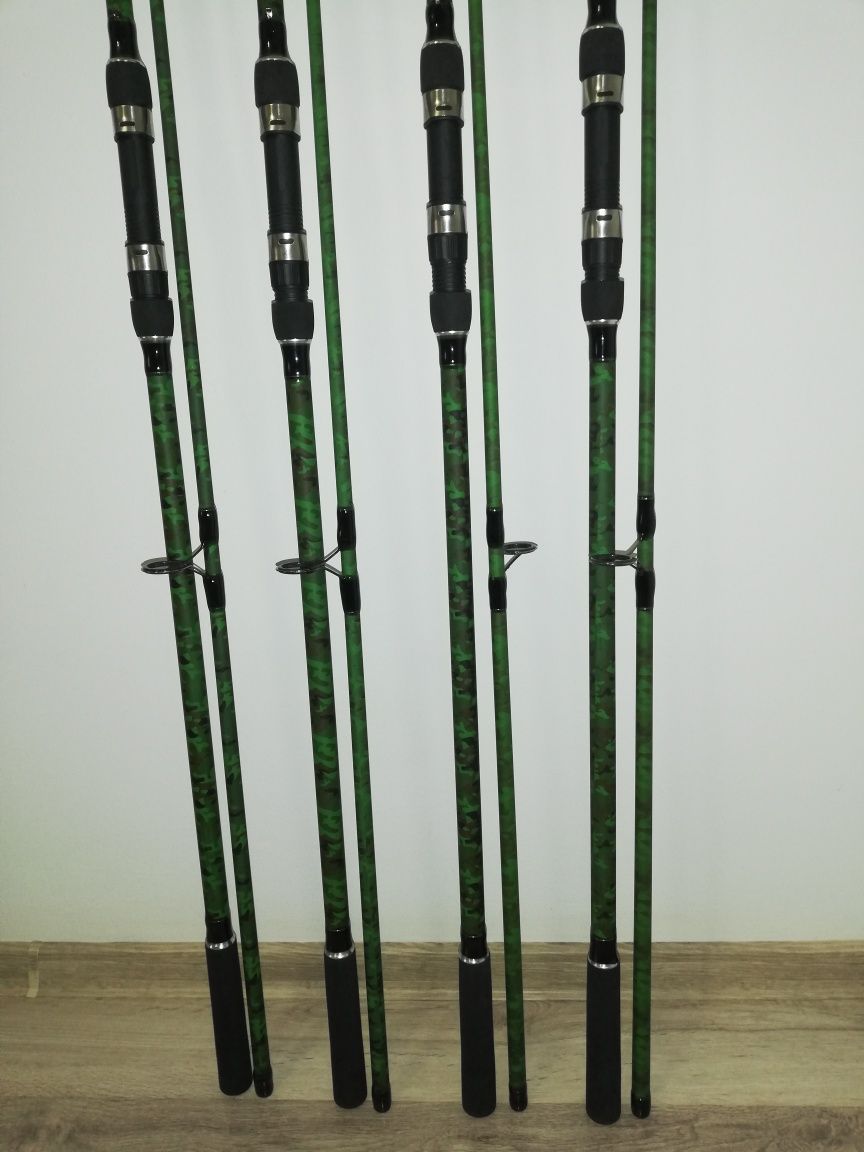 Set 4 Lansete WindBlade 3.60m 3.5LB+ 4 Mulinete Windblade MA6000