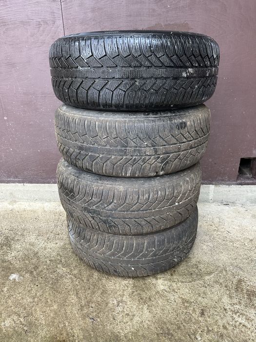Jante aluminiu 5x112 cu anvelope iarna 205 60 R16 Vw, Audi, Seat Skoda