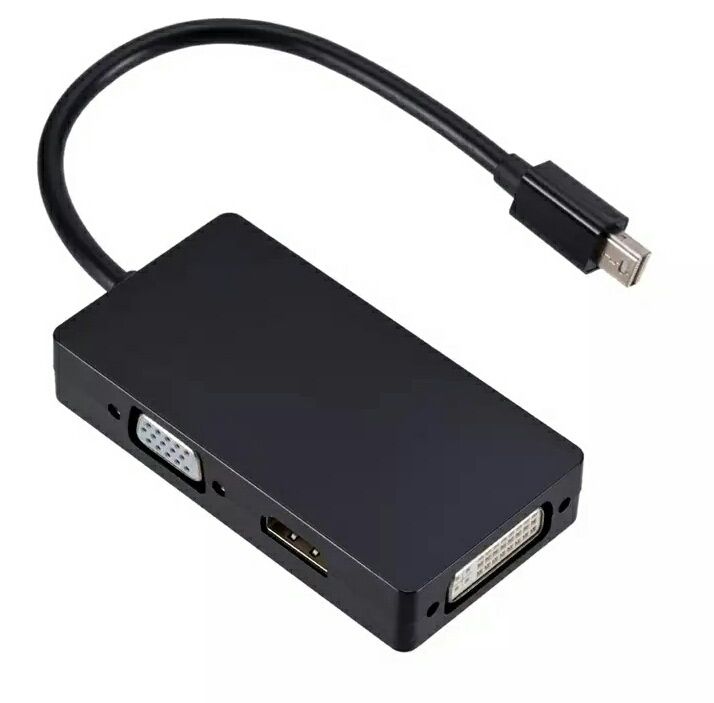 Адаптер mini Display Port на HDMI/VGA/DVI, переходник