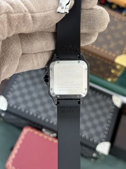 Cartier Santos Rubber