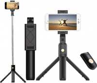 Selfie stick trepied cu telecomanda bluetooth-tripod telefon youtube
