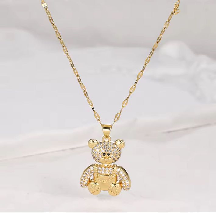 Колиета с мечета камъни Teddy Bear