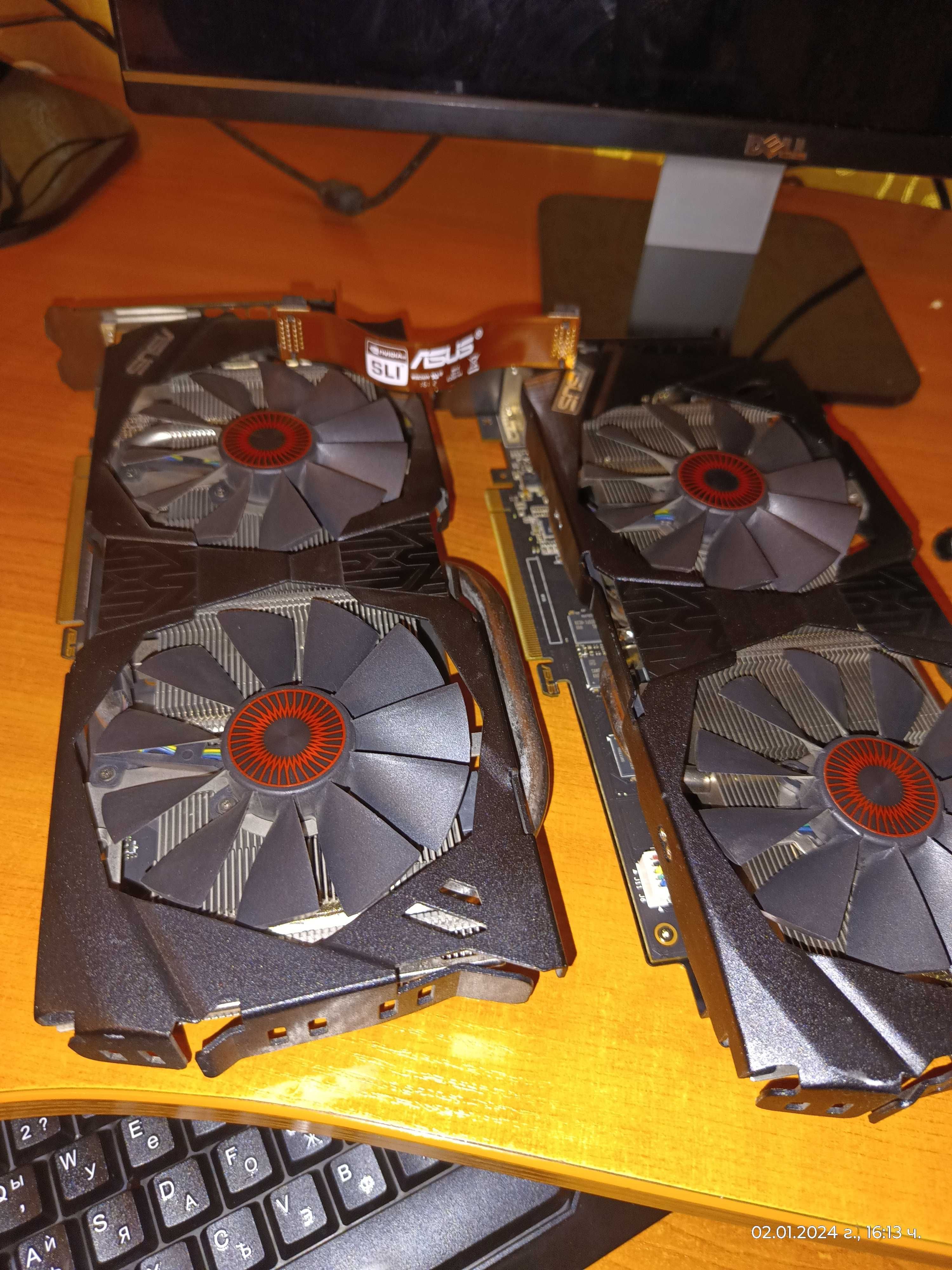 Видеокарти ASUS GTX 970 OC 4Gb 256bit