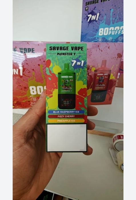 Vape 80.000 Puffs 7 Arome Separate Reincarcabil Display Display