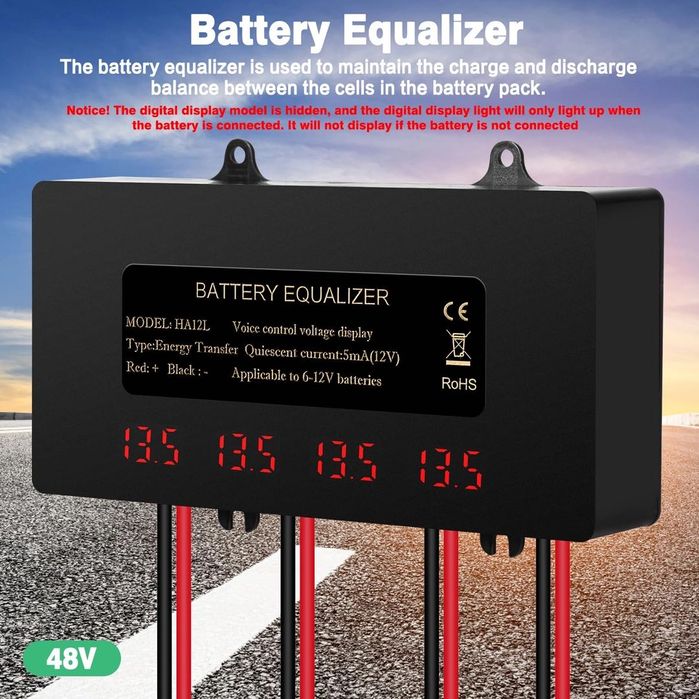 Egalizator inteligent de tensiune Ailao 48V Battery Balancer digital