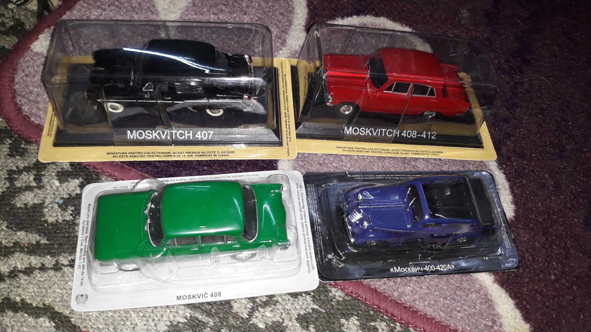 СССР-USSR-Соц. Модели.Deagostini.1.43.Moskvich.Lada.Volga.