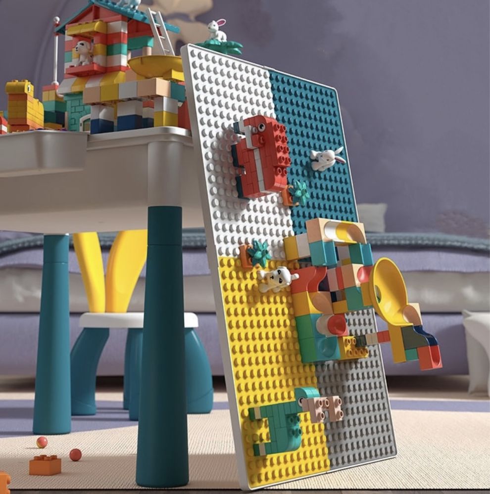Лего конструктор стол с стульчиком