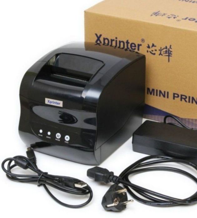 Термопринтер для этикеток и чека, идеально для маркетплейсов узум , вб