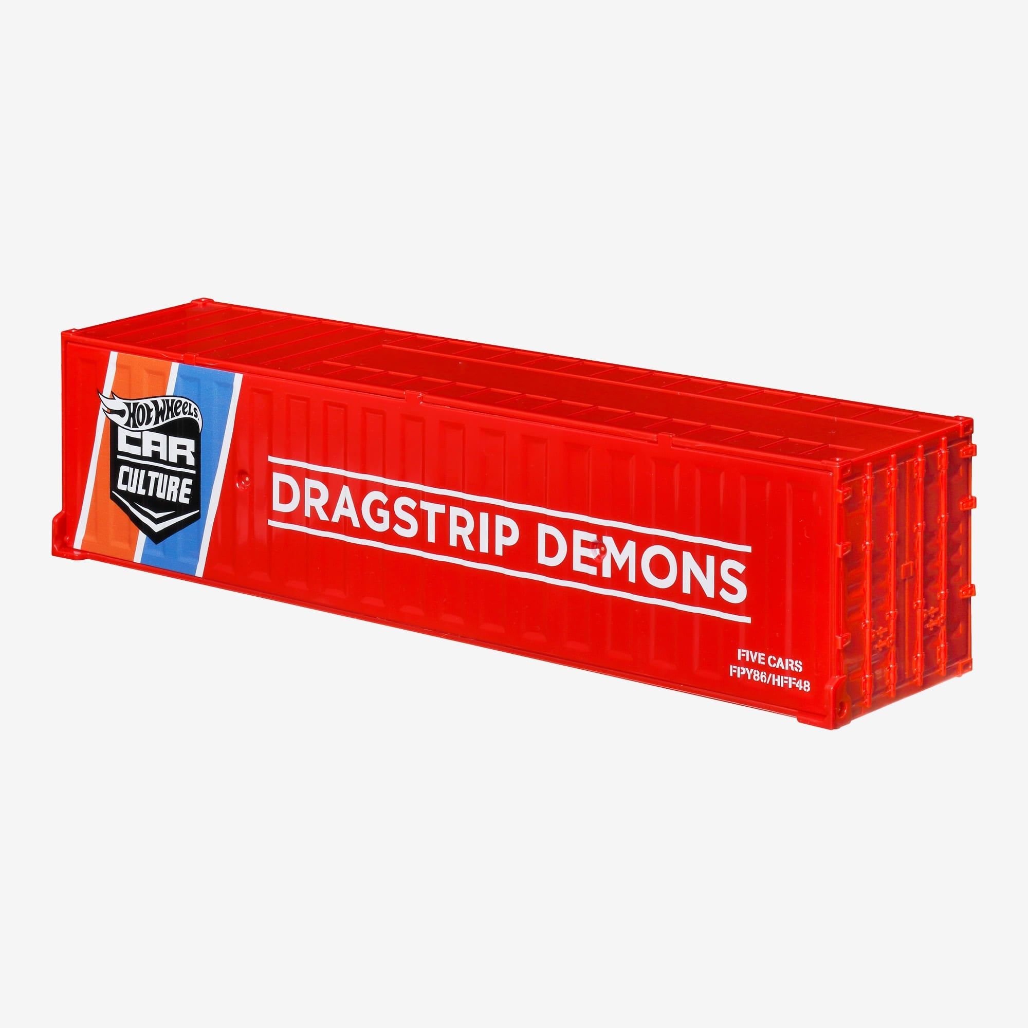 HotWheels Premium Car Culture Dragstrip Demons Container Set