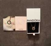 Позлатено колие PANDORA.